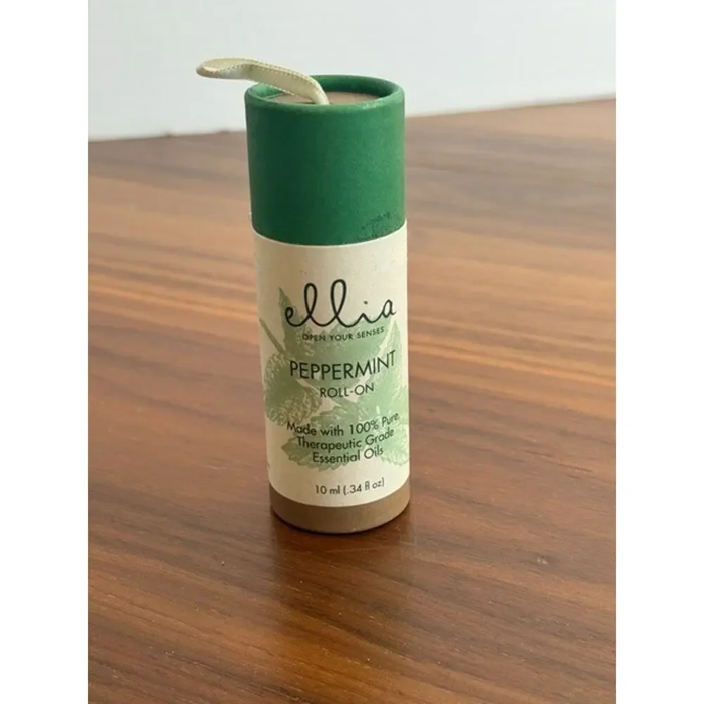 Ellia “Peppermint” Roll On 100% Pure Therapeutic Grade Essential Oils 10ml NEW